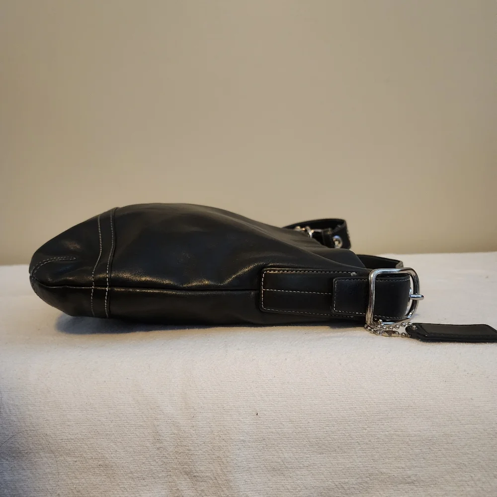 All leather coach crossbody - Picture 9 of 10